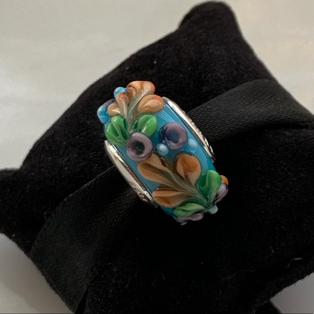 NEW🌸#54-Murano Glass Bead, Paradise Flower, 3D - Picture 5 of 8